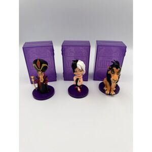 Disney Villains Mystery Vinyl Figures By Culturefly  Scar, Jafar, And Cruella